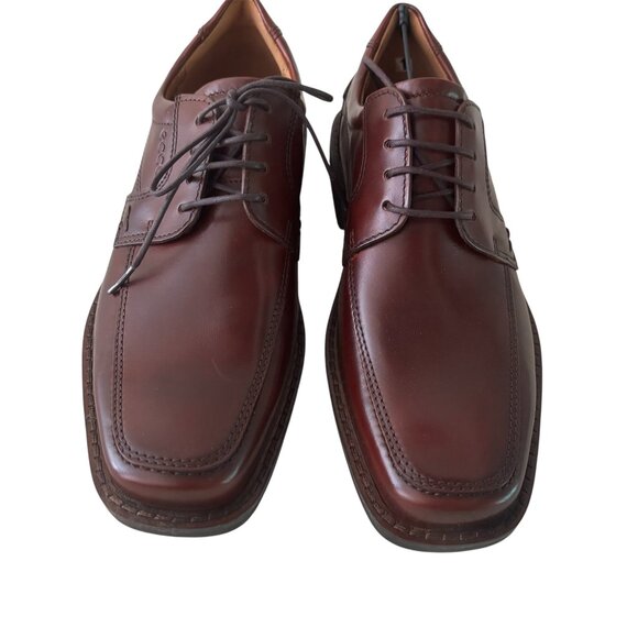 Ecco Seattle Plain Toe NEW Men's Rust Brown Shoe Sz EU 41 US 7- 7 1/2 - Picture 1 of 7